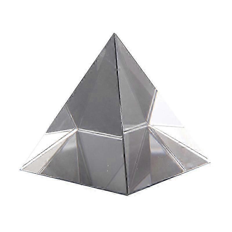 Prisma piramidal de vidrio óptico de 40 mm de altura, poliedro rectangular, adecuado para experimentos didácticos JH2