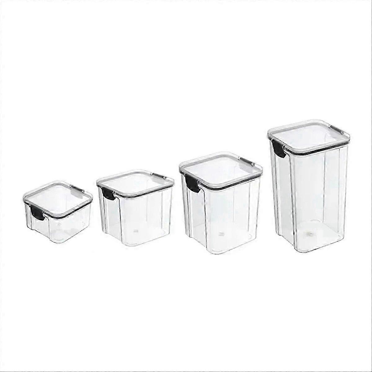 Stackable Sealed Jar compatible with Kitchen-Large Grain Storage Organizer