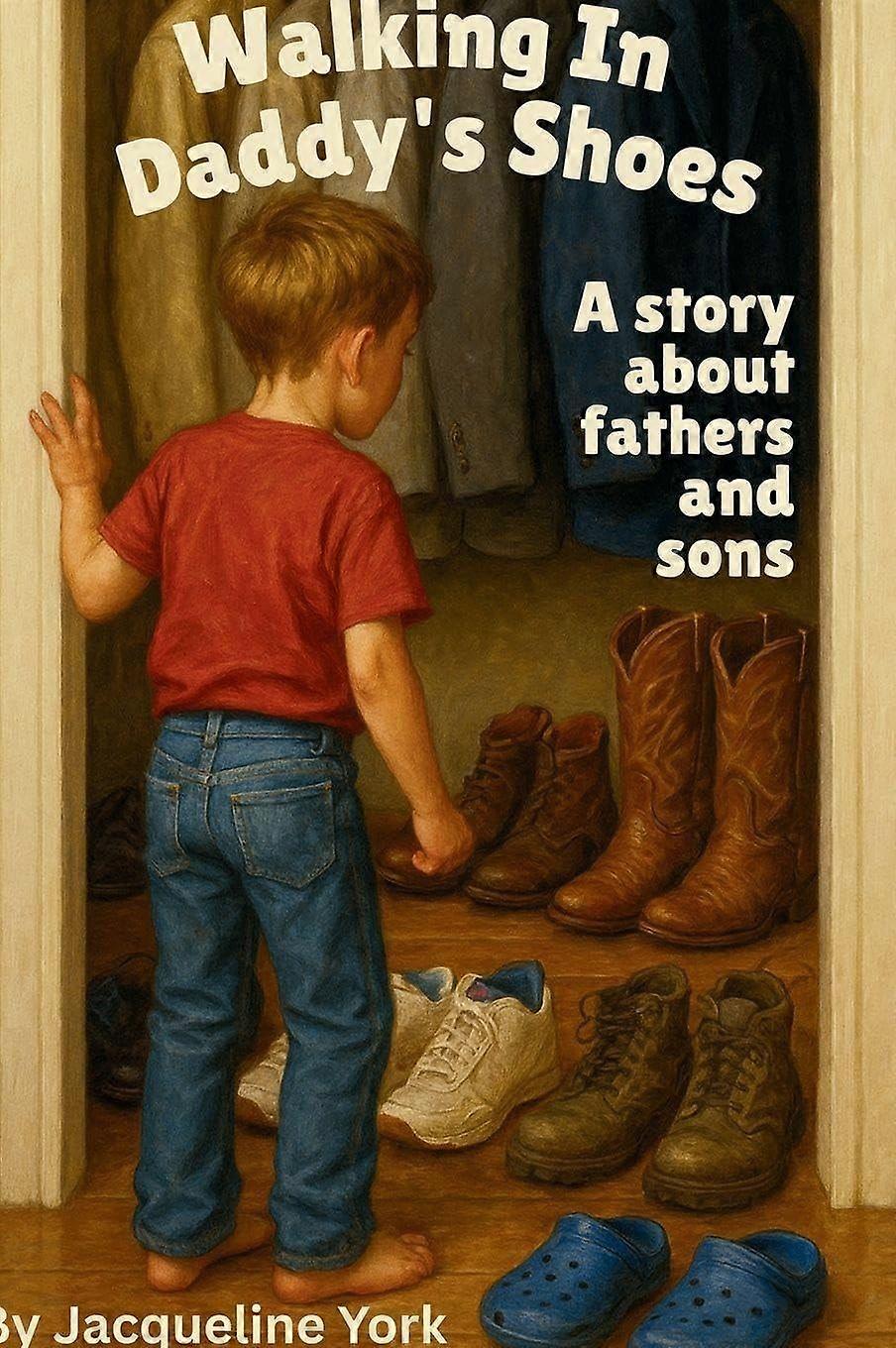 Walking in daddy's shoes