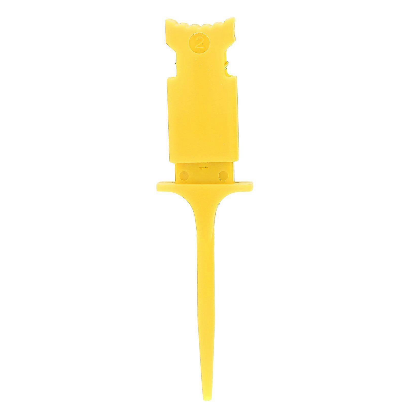 Test Hook Mini IC Testing Clip PA for elektronisk eksperiment Reparasjon MaintenanceYellow