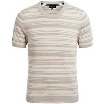 T-shirt côtelé en maille pour homme Ted Baker