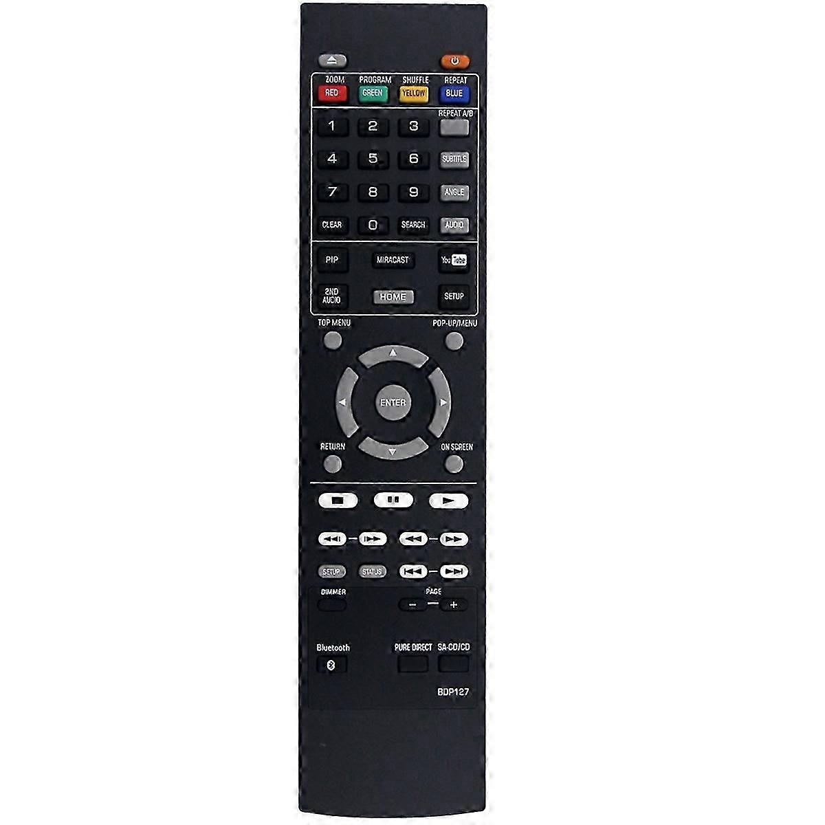 Replace BDP127 Remote Control compatible for BD-A1060 Blu-Ray DVD Player