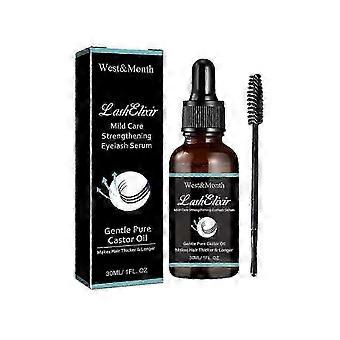 West&Month Mild Care Styrkende øjenvipper Serum, Volute Tyk Sort Smuk Slank Naturlig Gentl