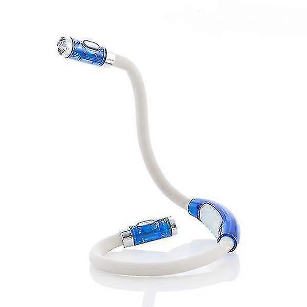 1 Piece Adjustable Light Book Light Reading Light (blue)