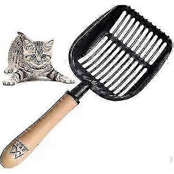 Cat Sand Scoop, Metal Non-Stick Cat Sand Scoop med stativ Cat toalett Scoop - Cat Litter Tray for toalett av