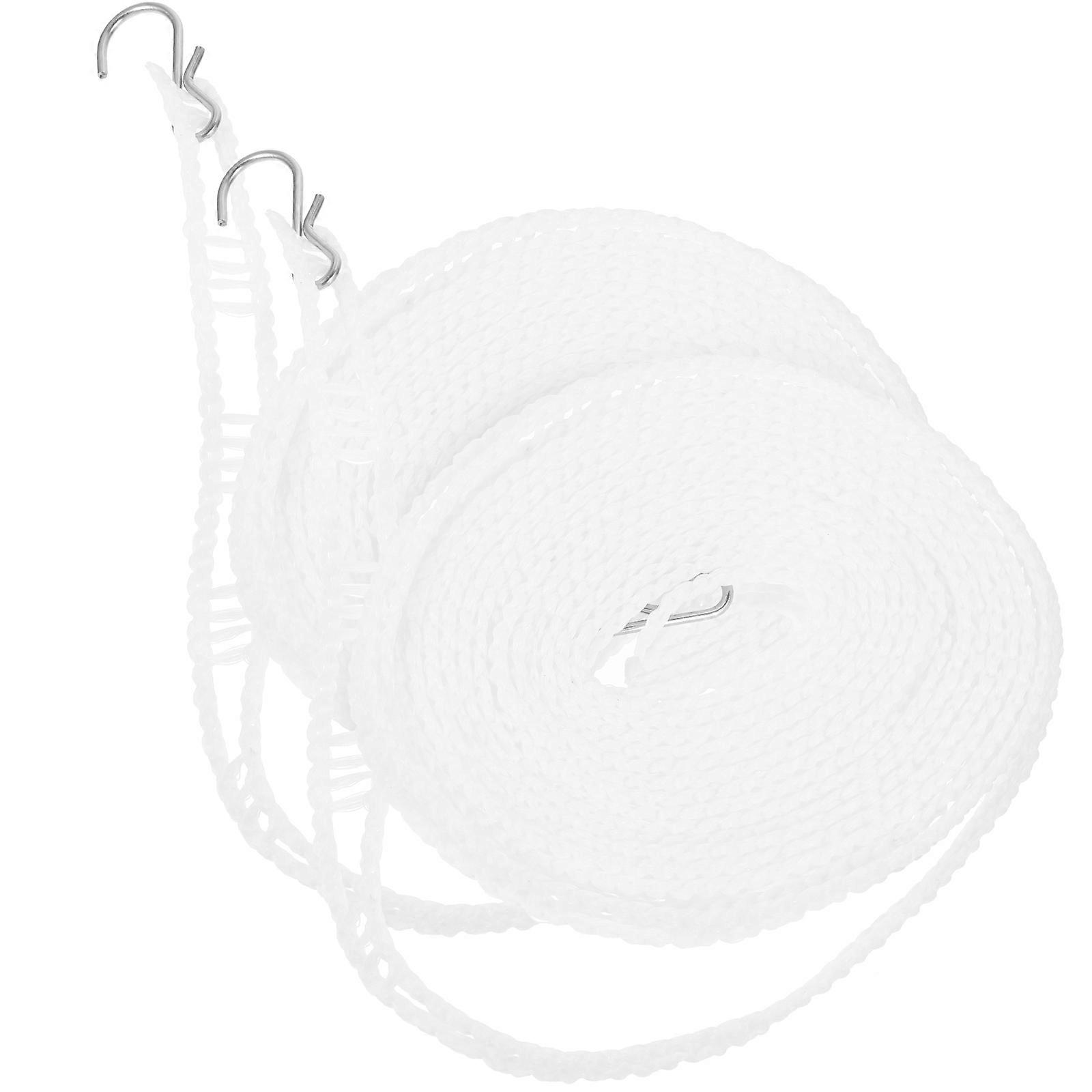 2pcs Portable Windproof Laundry Clothes Line