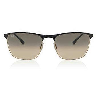 Ray-Ban RB3686 187/32 Full Rim Black Gold Unisex Wayfarer Sunglasses UV2 Original