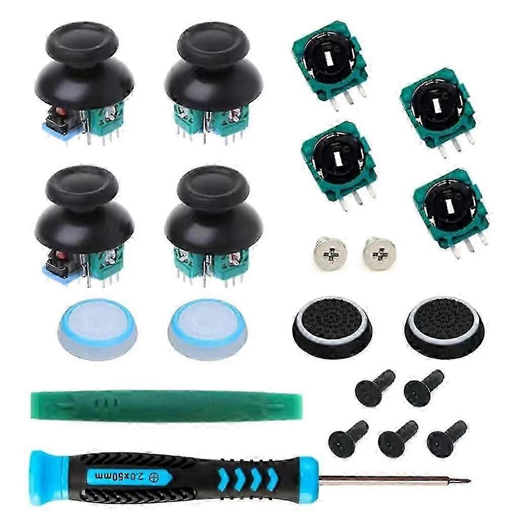 Analog Joystick Potentiometer Screwdriver Kit Compatible with PS4 Controller