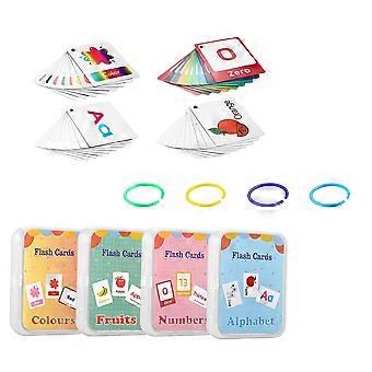 Learning Tool Flash Cards Practical Flash Cards for Home 8Pcs Assorted Color