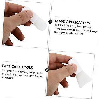 6-piece lotion applicator set with silicone brushes, beauty silicone brushes, fan, mini silicone brushes, makeup spoons, scrapers, hairless body loti