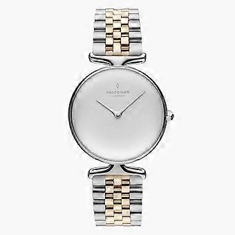 Nordgreen Unika 32mm Silver Golf 5 Link Strap Watch