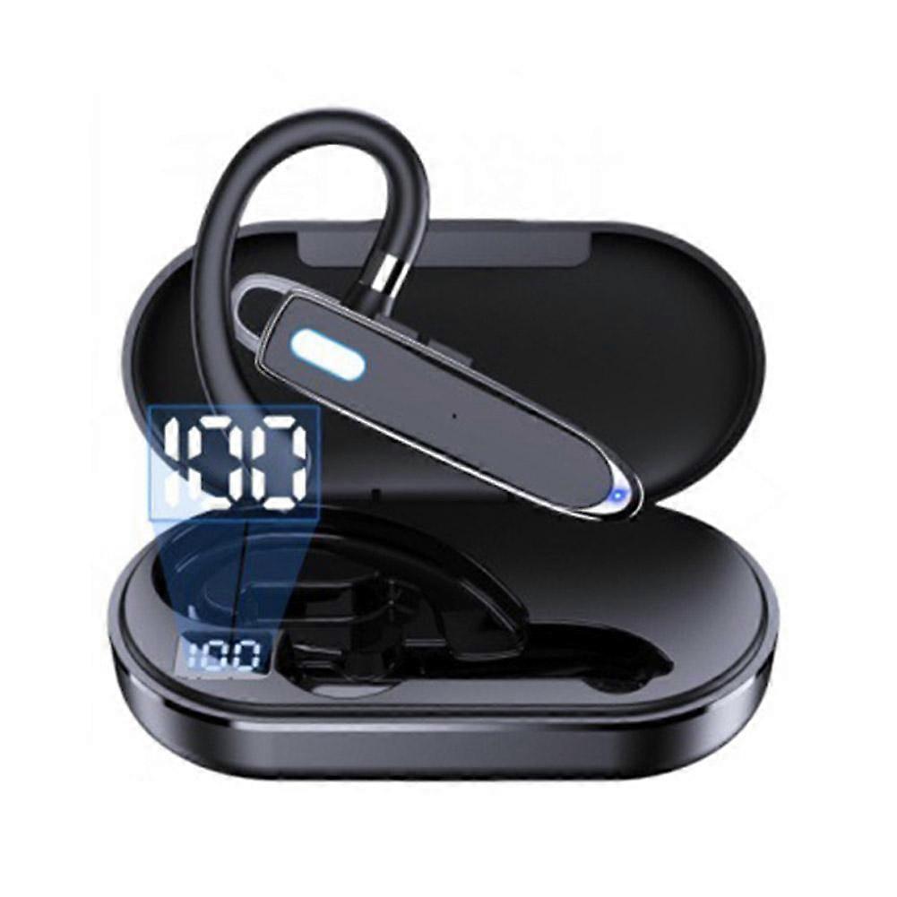 Car Bluetooth Headset - Ear Hook Calling Headphones with Charging Case Noise Control