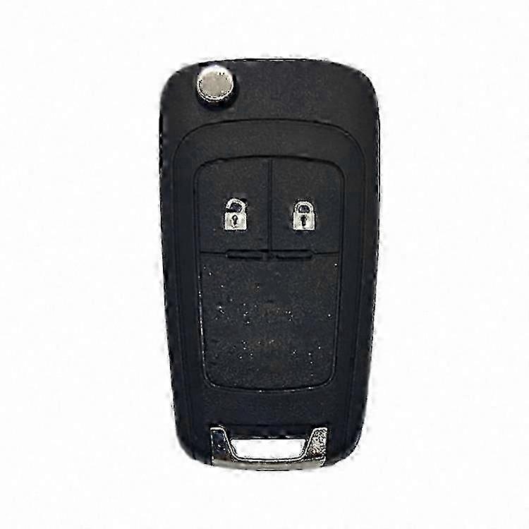 Folding Car Key Shell Replacement, 2-Button Compatible with Buick Opel Chevrolet