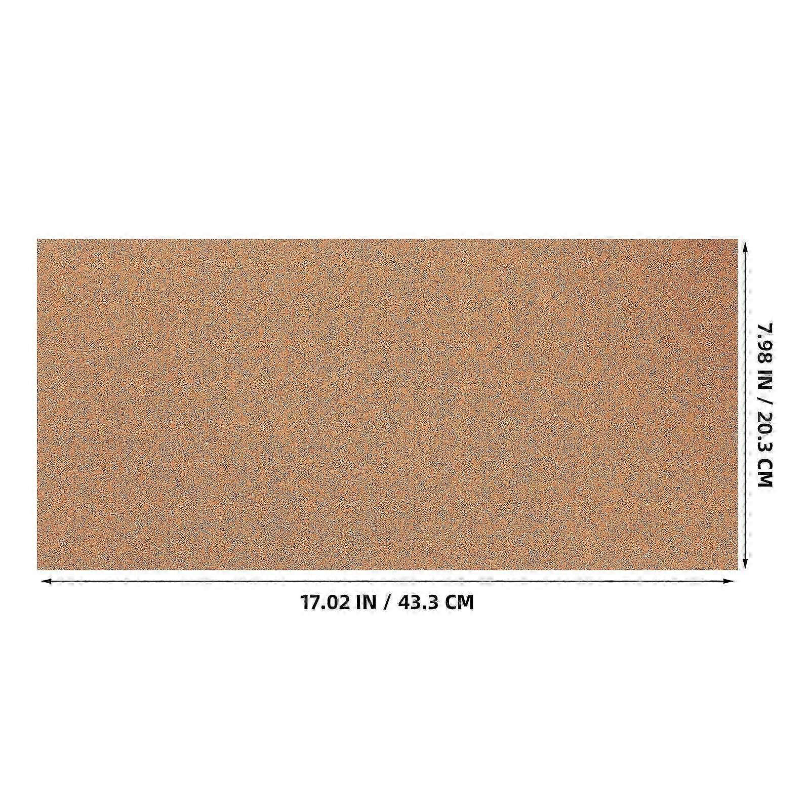 Brown Cork Board Adhesion compatible with Office Message Bulletin Board