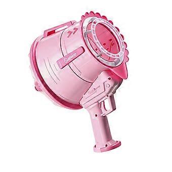 Bubble Toy for Kids 3+ Handheld Plastic Recreation Item with Carry Handle for Party Use and Outdoor Activity Time  Pink