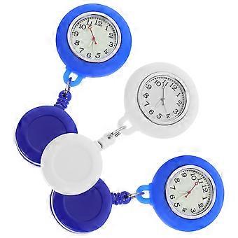 Montre infirmière, montre de poche en silicone pour lire l'heure, assortiment de 9 pièces