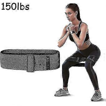 Legs & Butt Resistance Bands Set Adjustable Black for Fitness Exercise
