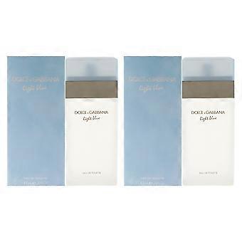 Dolce & Gabbana Light Blue, profumo per donna di Dolce & Gabbana - confezione da 2 flaconi da 100 ml (Eau de Toilette).