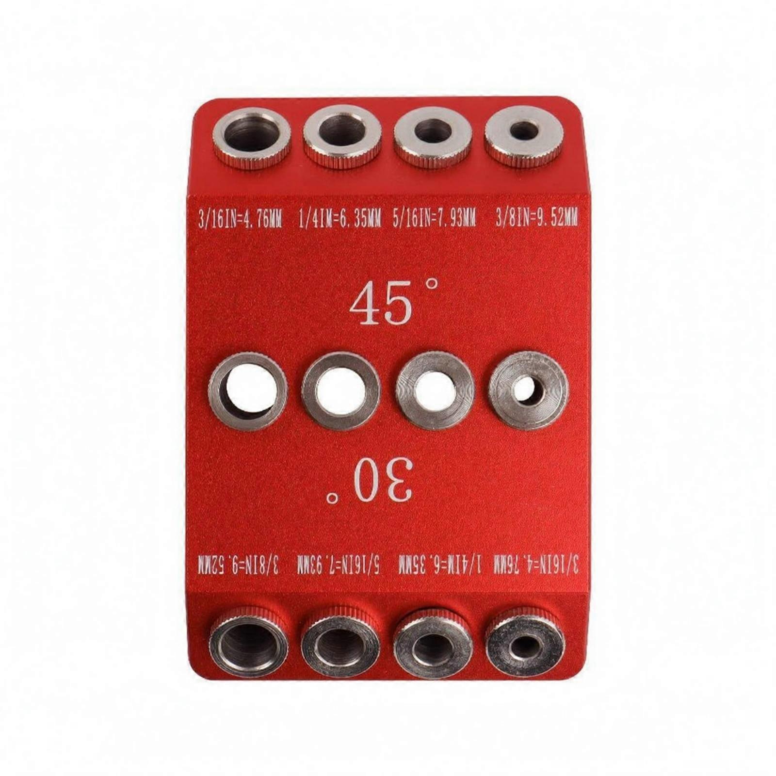 Carpentry Jig Threaded Inserts Angled Jig Metal Angle Drill Guiding