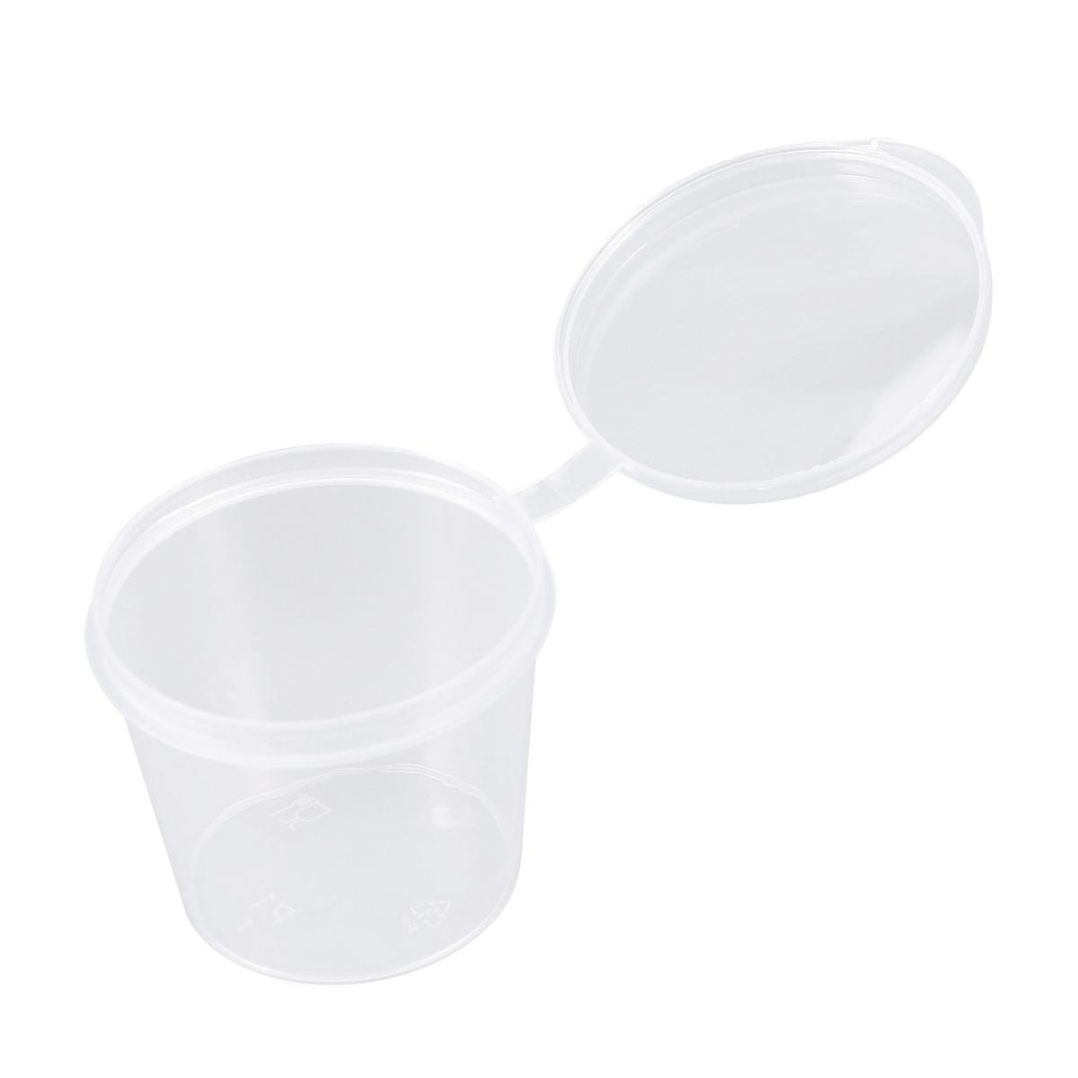 Portion Transparent compatible with Containing Use with Lids 50Pcs