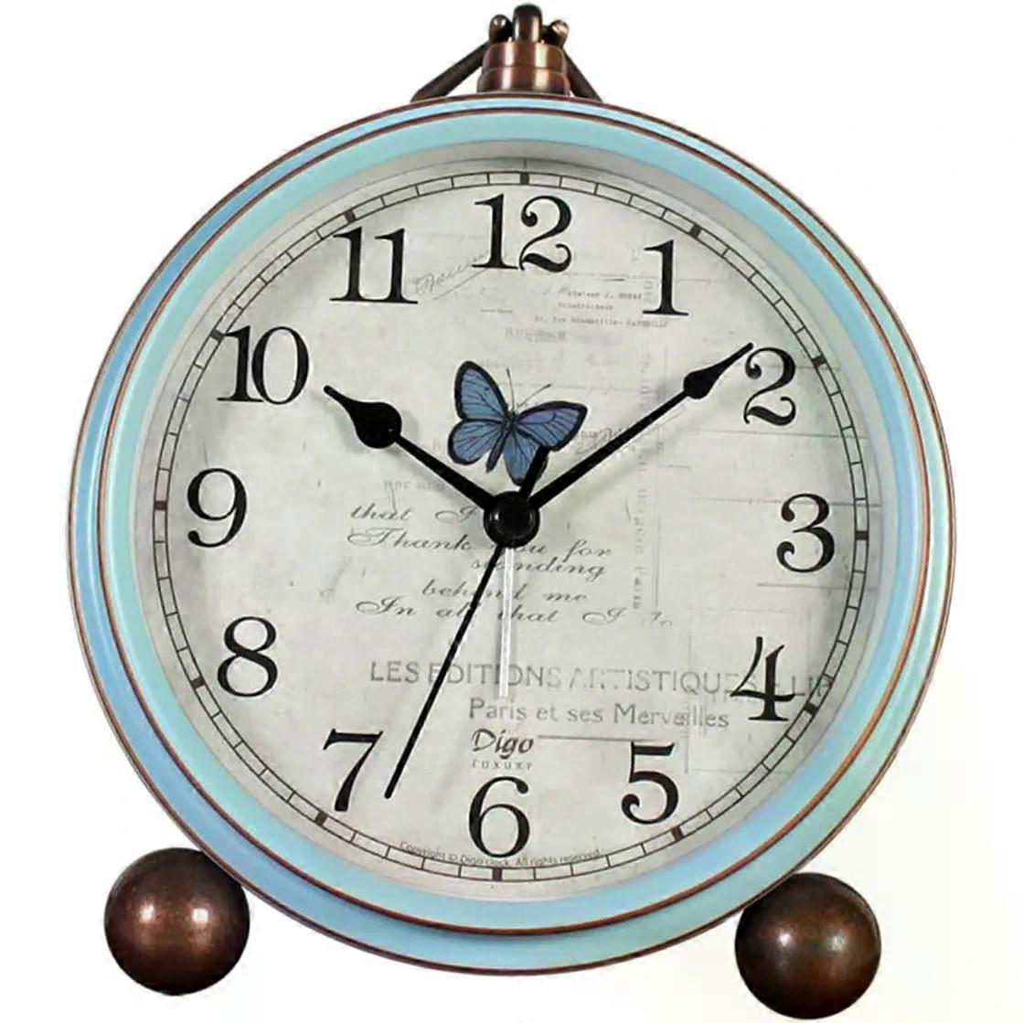 Desk Clock with Mute Design for Study Room and Office