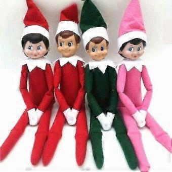 The Elf Doll Christmas Decor Kids Gift Suprise Plush Toy Holiday Reideer Elves Pink Red Colours_ai-bj