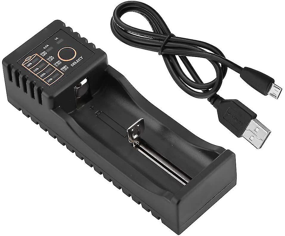 18650 Universell Batterilader, SmartLader, Mini Usb Multifunksjonslader 1.2v/3.7v/3v/3.85v, Kompatibel batterimodell: 18650