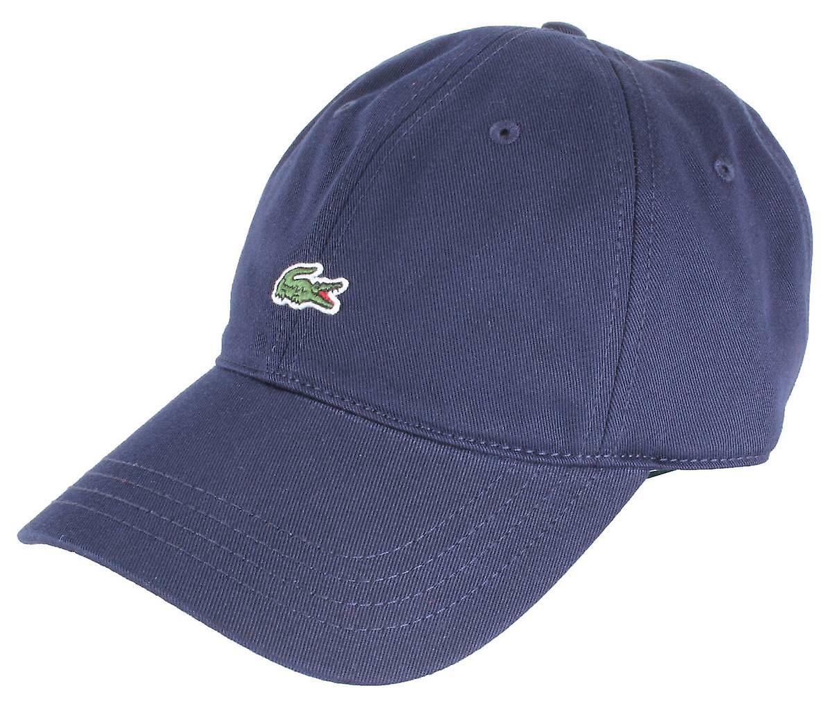 Lacoste Crocodile Organic Cotton Cap - Navy