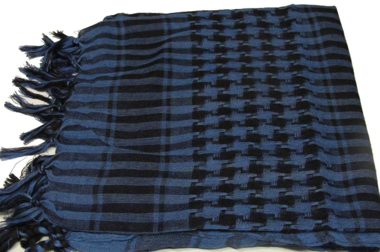 Palestine Shawl - Dark Blue And Black - Scarf