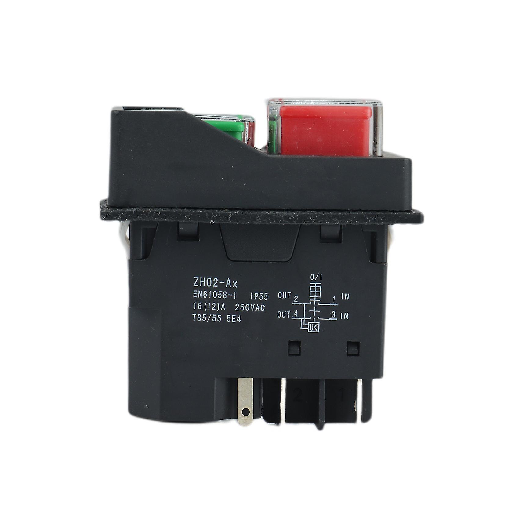 250v 16a Waterproof Magnetic On Off Switch Kld28 5 Pin Stop Magnetic On ...