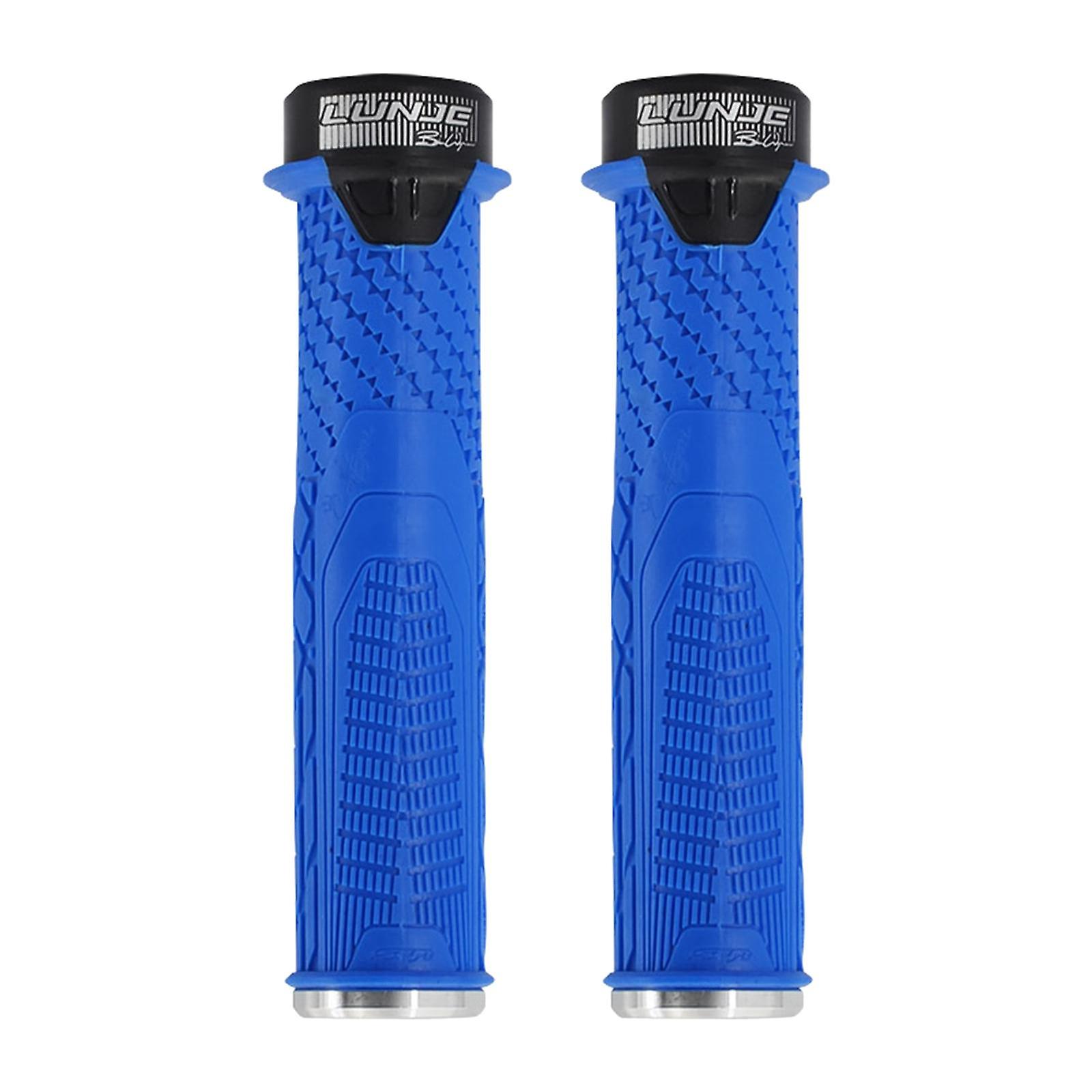1 Pair Cycling Bike Handle Grips Cover Bicycle MTB Handlebar Anti-slip Blue
