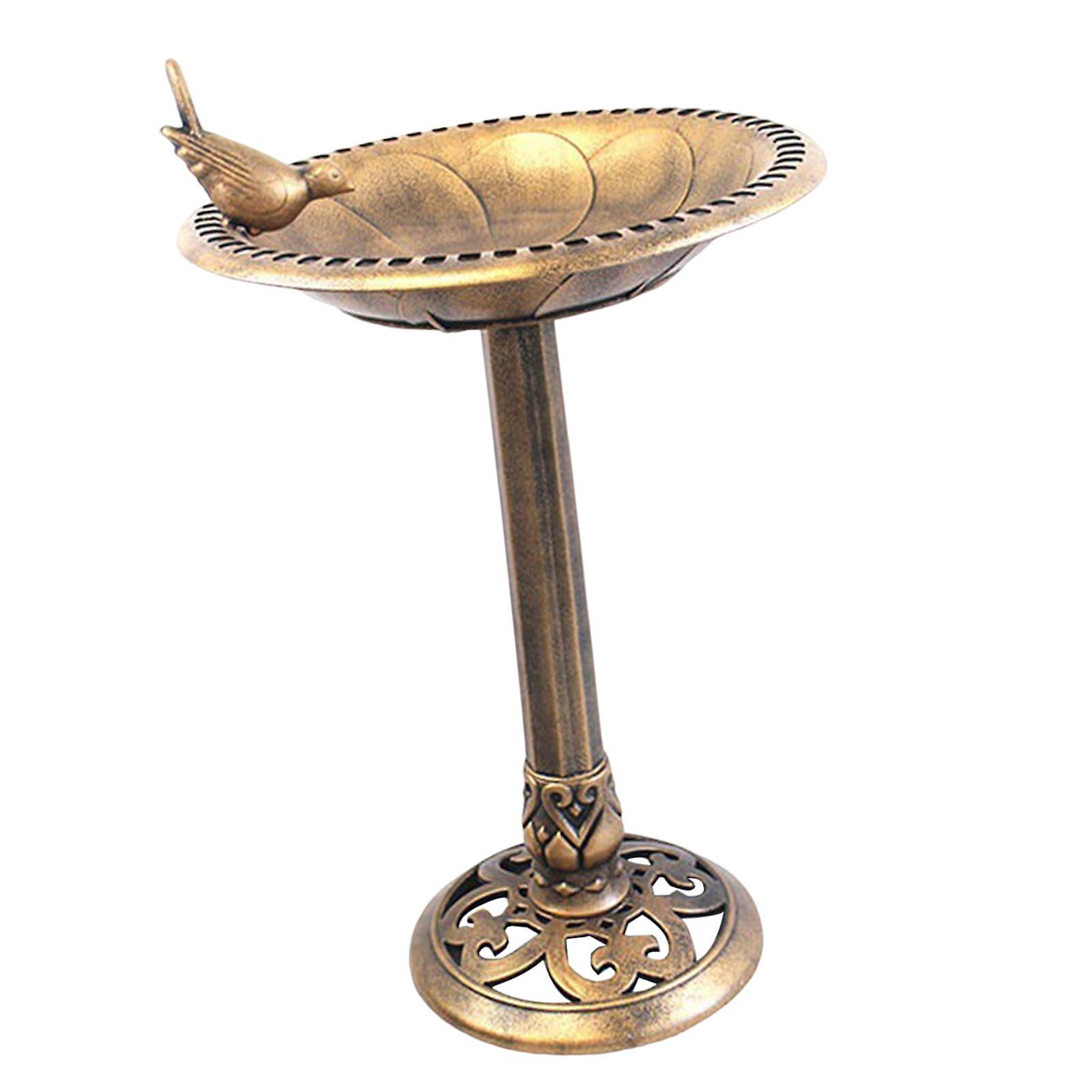 Pedestal Birdbaths Decoration Yard Statue for Backyard Lovers Gift Yard