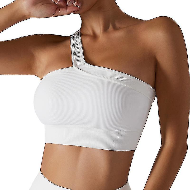 New Style One Shoulder Yoga Bra In Spring And Summer One Piece Back Sports Underwear As Outerwear Fitness Yoga