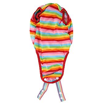 Cotton Blend Orange Yellow Green Female Pet Dog Shorts Diaper Sanitary Menstrual Pants(XL)