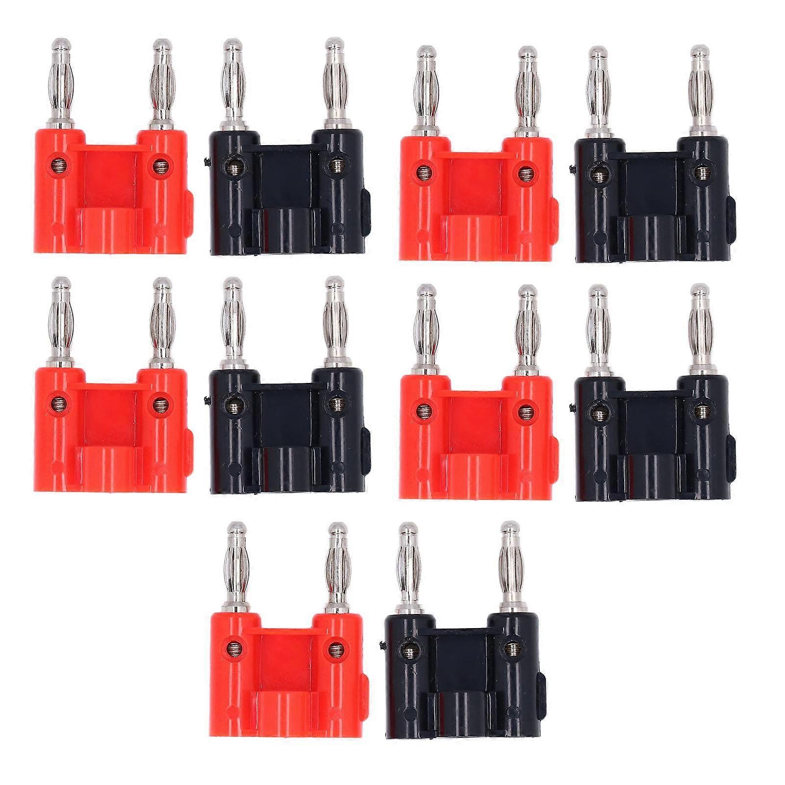 5Set Dual Solderless Lantern Banana Plug and Socket for Electronic Equipment RV