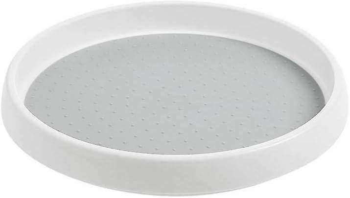 Rotating Spice Rack, Plastic Swivel Spice Rack, Plastic Lazy Susan Rotating Base, Spice Rack for Kitchen Cupboard, 25cm x 2.5cm
