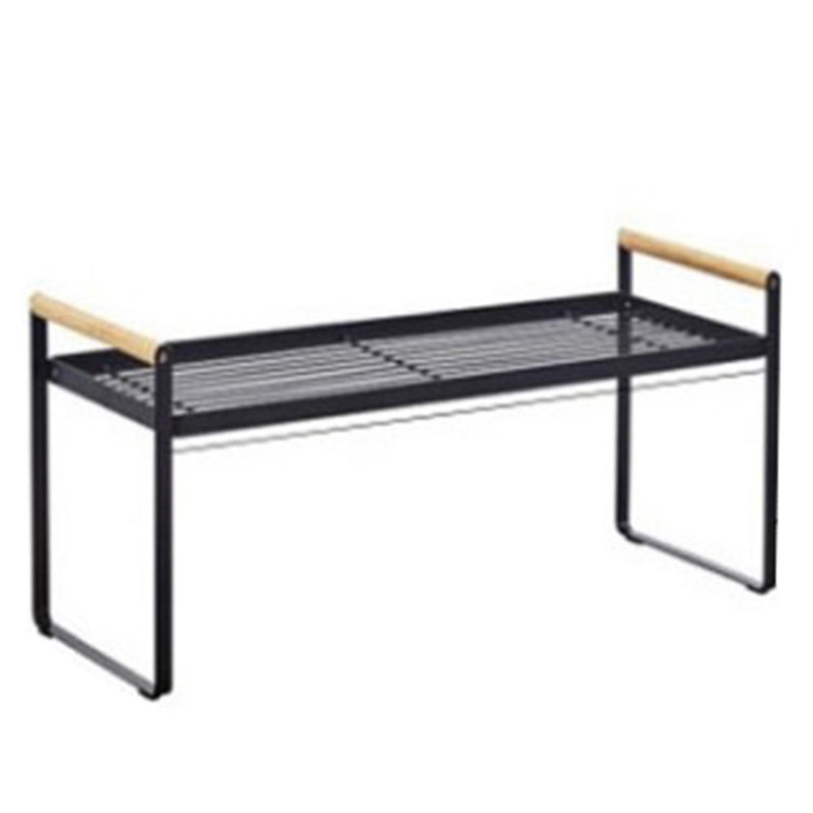 キャビネット収納棚ラックレイヤード収納取り付けが簡単多機能カウンターオーガナイザーシェルフシーナーボウルスモールブラック