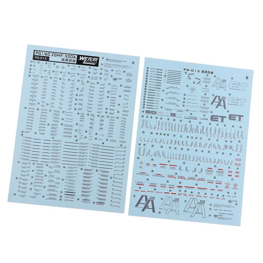 Paste Sticker Waterslide Decal sticker for   PG 1/60   Model