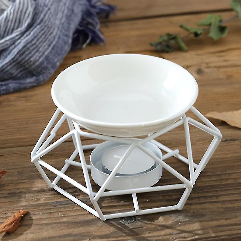 Durable Geometric Fragrance Essential Oil Burner Incense Diffuser Warmer Tools