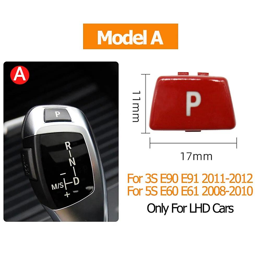 Interior Car Gear Lever Auto Parking Button Letter P Button For BMW E60 E61 E90 E91 E70 E71 E72~32224