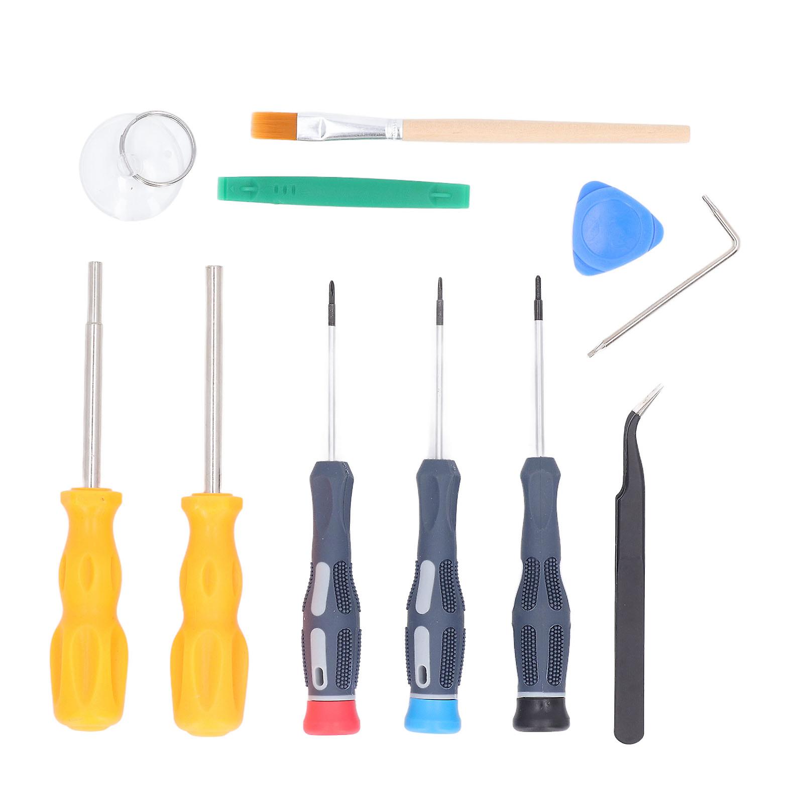 5pcs Small Screwdriver Set, Multifunctional Wrench, Tweezers, Brush, Pry Plates, Electronics Disassembly Tools