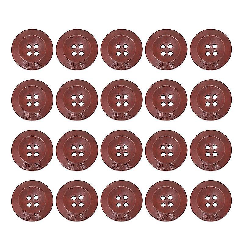 50pcs Wood Button