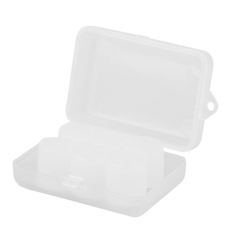 3 par mjuka premiumbrusreducerande silikonproppar för simning av sovbad