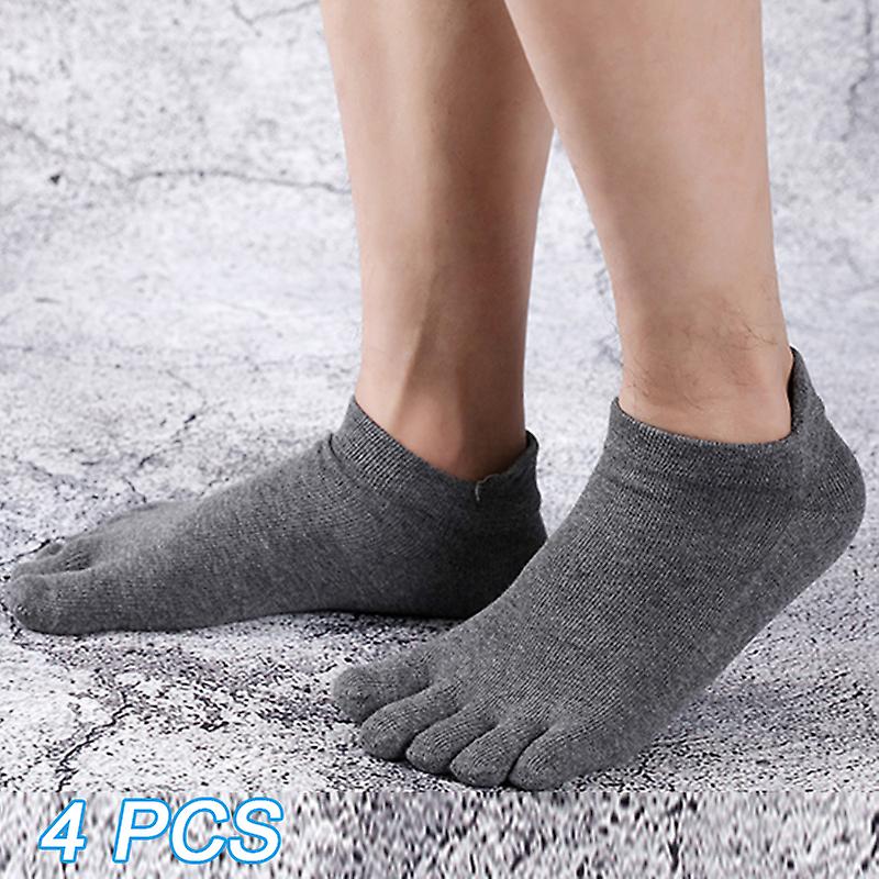 Orthopedic Compression Socks Men's Toe Socks Ultra Low Cut Liner with Gel Tab Breathable