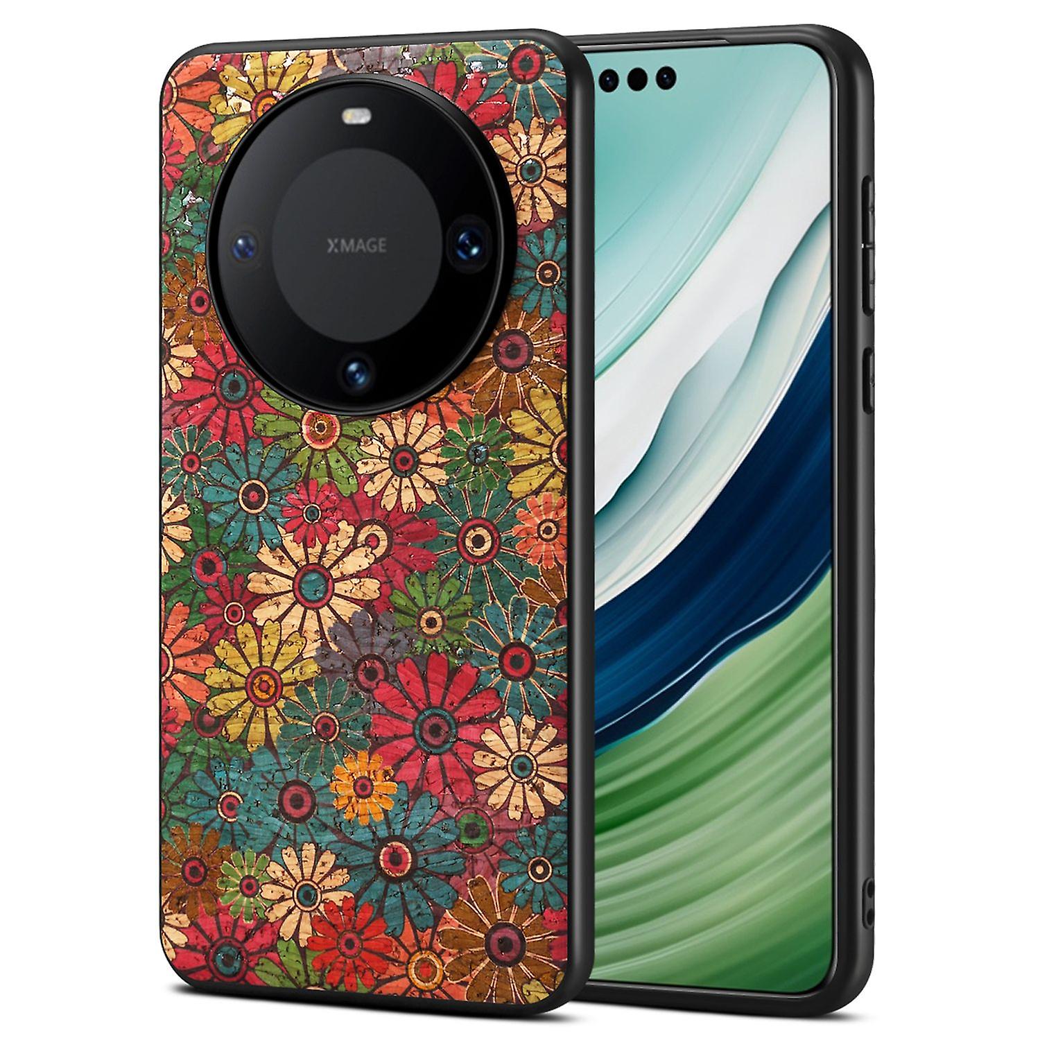 For Huawei Mate 60 Pro / 60 Pro+ Cell Phone Case Blossom Flower Back Cover - Spring / Green