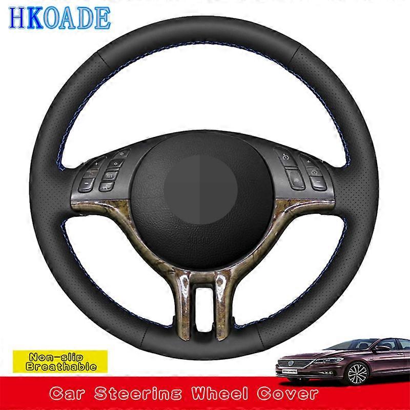 Customize DIY Micro Fiber Leather Car Steering Wheel Cover For BMW 3 Series E46 2000-2005 E53 X5 1999 5 Series E39 2000-2003