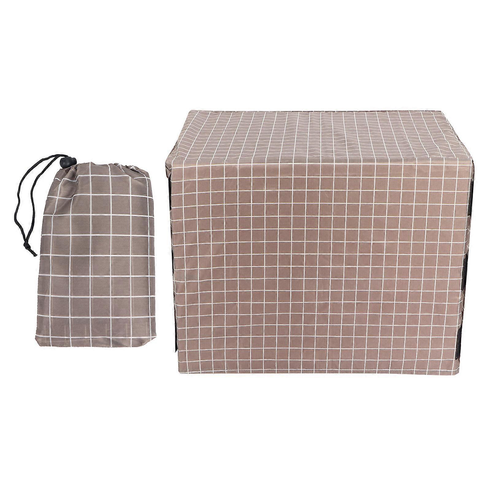 Capa para canil de cachorro Oxford à prova de poeira e mosquitos para canil externo (grade S: 24 polegadas)