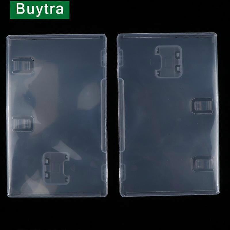 2pcs Nintendo Switch NS Game Card Book Holder Transparent Box Cartridge Case Insert Shell