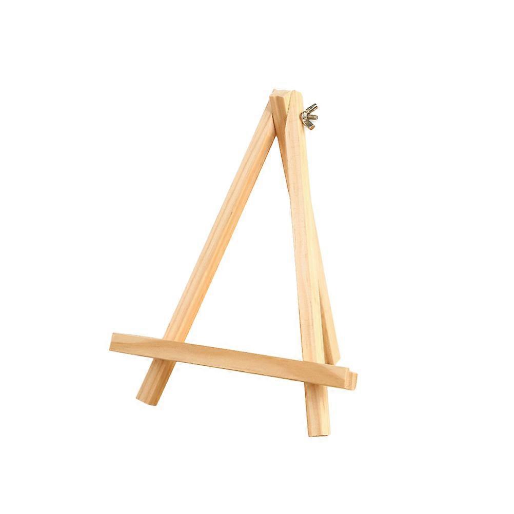 1pc Small Tabletop Wood Display Artist A-Frame Easel Photo Frame Bracket Photo Painting Triangle Easel(9 x 15cm)