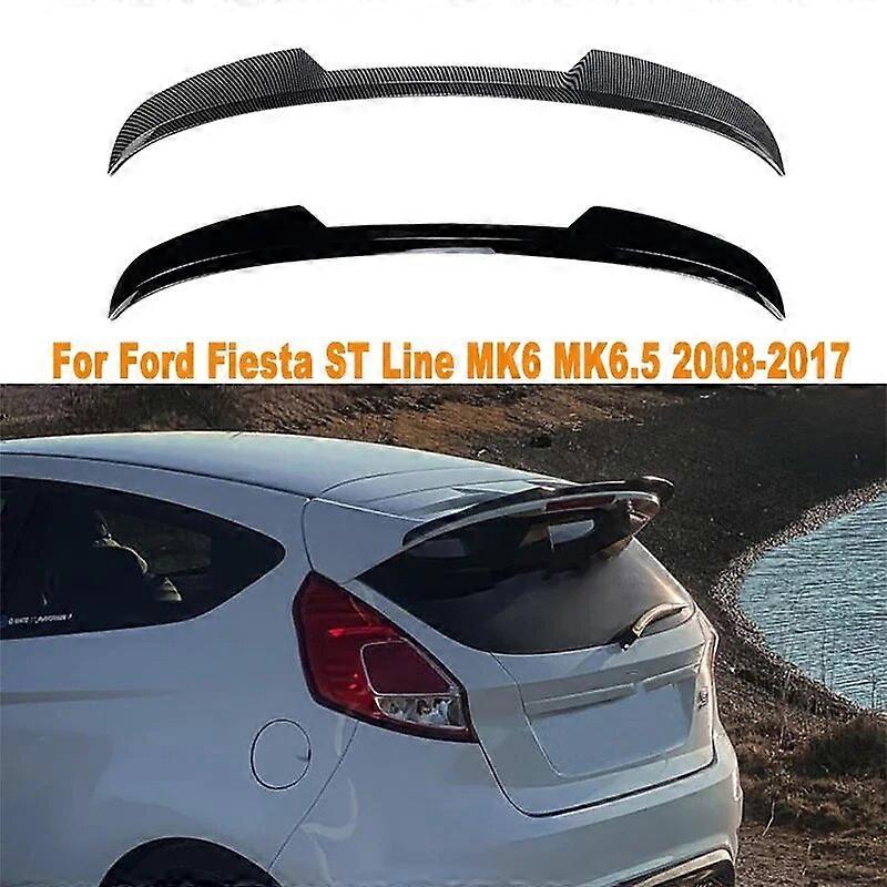 Fixed Wind Spoiler Rear Wing Modified Decoration For Ford Fiesta ST Line MK6 MK65 2008-2017 Tail Wings